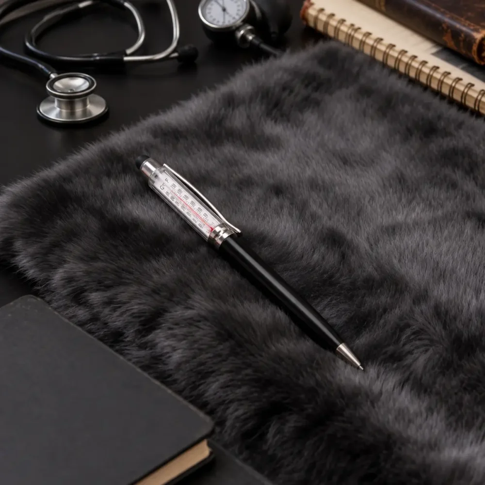 ImgCrafts medical thermometer pen with stylus tip for doctors